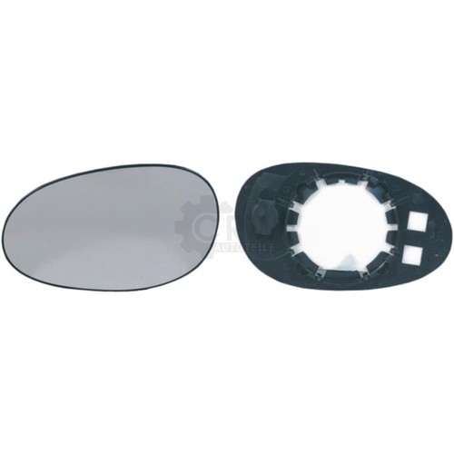 Spiegelglas haltefuss links - spiegelglas,